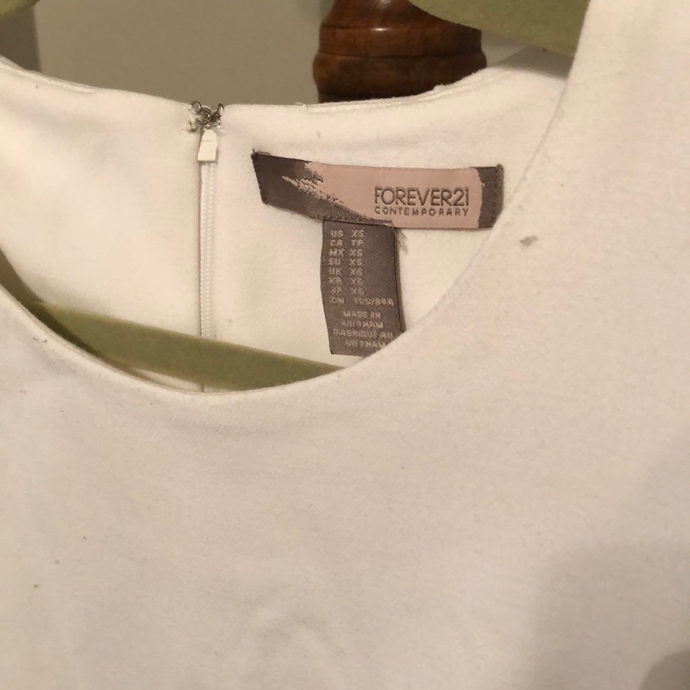 LAST CHANCE Forever 21 white dress - Picture 2 of 3